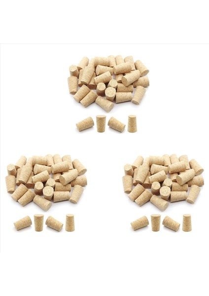 300PCS Konik Şarap Yeniden Kullanılabilir Ahşap Mantarlar Yaratıcı Portatif Sızdırmazlık Şarap Durdurucu Şarap Şişe Kapak Şişe Şarap Için (Yurt Dışından)