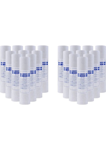 20 Pcs Evrensel Su Filtresi Pp Pamuk Filtre Kartuşu Tortu Su Filtreleri Polipropilen Malzeme 5 Mikrometre (Yurt Dışından)