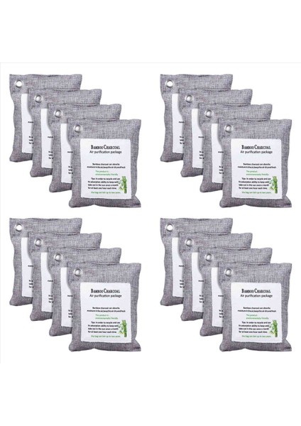 Aktif Bambu Kömür Çantası Koku Çıkartma 200GX16 Ev Araba Dolap Ayakkabılar Için Hava Saflaştırma Çantaları (Yurt Dışından)