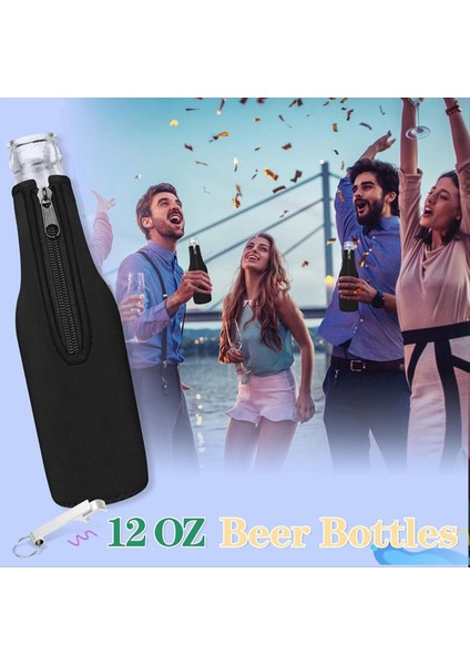 Bira Şişesi Soğutucu Kollu Ekstra Kalın Neopren Yalıtımlı Kollu Tut Bira Soğuk ve Eller Sıcak 12 Oz 8 Pack (Yurt Dışından) fiyatları