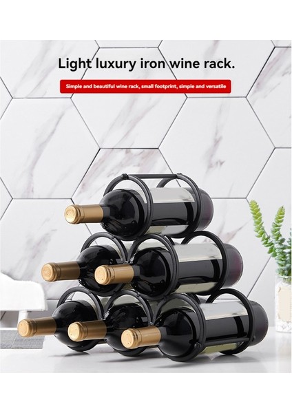 Demir Sanat Şarap Rafı Bağımsız Vintage Tarzı Şarap Şişesi Depolama Stand Kırmızı Şarap Şişesi Raf Süsleri Evde Kullanım (Yurt Dışından) modelleri