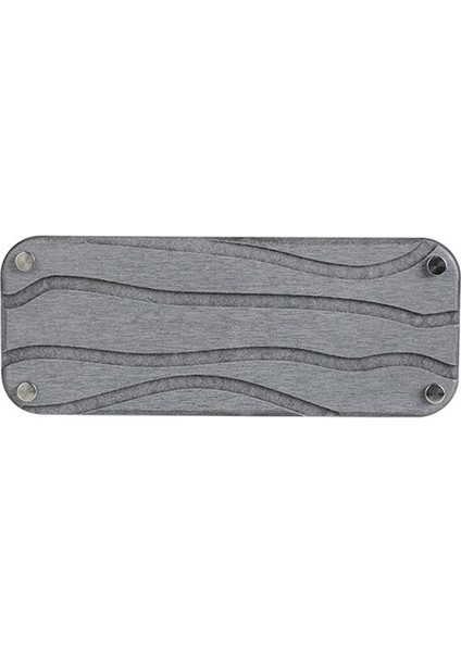 Banyo Lavabo Hızlı Kuruyan Taş Diyatomlu Toprak Lavabo Tepsisi Yemek Diş Fırçası Tutucu Dalgalı (Koyu Gri) (Yurt Dışından)