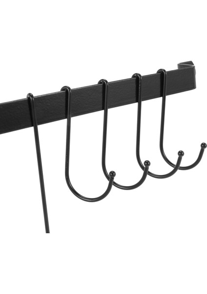 2x Kahve Kupa Rafı Esnek Kancalara Sahip Duvara Monte Kahve Fincanı Tutucu Kupalar Çay Bardakları Mutfak Eşyaları (16 Inç/siyah) Için (Yurt Dışından) indirimleri