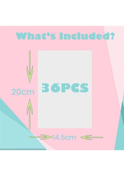 36PIECES Plastik Çarşafları Küçültün Küçülme Dink Çarşafları Shrink Film Sheets Boş Diy Süsler Için Boş Büzme Sanat Kağıdı (Yurt Dışından) modelleri