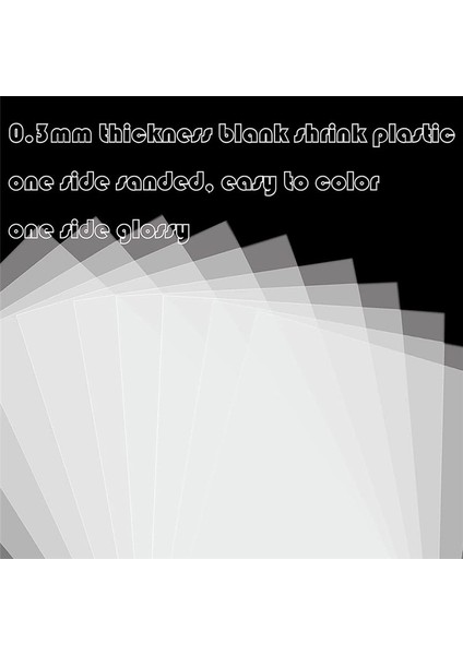 36PIECES Plastik Çarşafları Küçültün Küçülme Dink Çarşafları Shrink Film Sheets Boş Diy Süsler Için Boş Büzme Sanat Kağıdı (Yurt Dışından) fırsatları