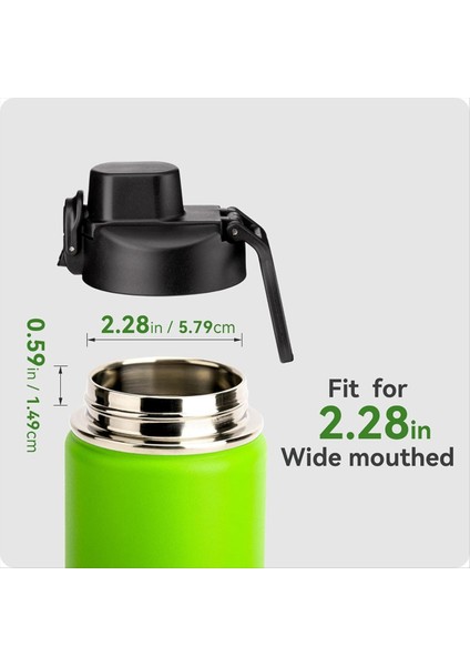 2 Pcs Yedek Spout Kapağı Hydroflask Için Otomatik Flip Kapak 12/16/18/20/32/40/64 Oz Genişliğinde Ağız Spor Su Şişeleri (Yurt Dışından) fiyatları