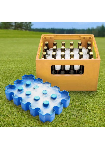 2x Bira Sandık Buz Bloğu Bira Sandıkları Için Bira Soğutucu Buz Küpü Tepsi Bira Içenler Için Fikri (Yurt Dışından) modelleri