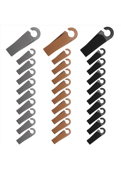 30PCS Kapı Durma Blok Durdurma Kapı Kapısı Ev Ofisleri Kapı Arka Tutucu Darbe Durdurucu Kapısı Kanca ile Durur (Yurt Dışından) fırsatları