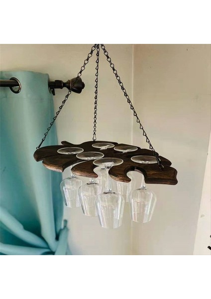 Şarap Rafı Şarap Rafı Ahşap Şarap Rafı Ev Şaraplı Askı Dekorasyonu Kırmızı Şarap Ekran Depolama Ev Organizatör Braketi S (Yurt Dışından) indirimleri