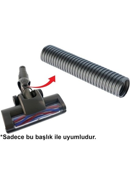 Kiwi Kvc 4040 Uyumlu Süpürge Emici Başlık Ara Hortum - 2 Adet fiyatları