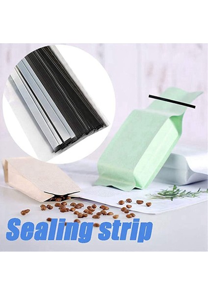 400 Peel ve Stick Teneke Bağları Tel Bükülebilir Kahve Çantası Bağları Sızdırmazlık Boncuk Boncuk Yemek Torbası 5 5 Inç-Siyah (Yurt Dışından) modelleri
