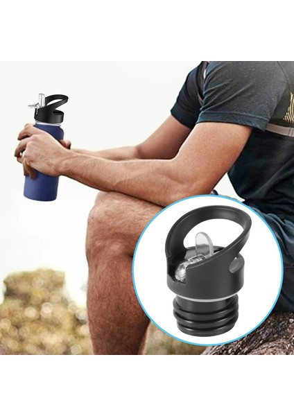 Spor Su Şişesi Saman Kapağı 12 Oz 18 Oz 21 Oz 24 Oz Sızıntı Geçirmez Saman Kapağı Flip Kapak 4 Saman 4 Temizlik Fırçası (Yurt Dışından) modelleri