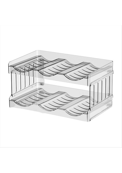 Kupa Aksesuarları Için Dolap Için Tutlu Istiflenebilir Kupa Organizatörü 40 Oz Bardak Için Su Şişesi Organizatörü 2 Kat (Yurt Dışından)