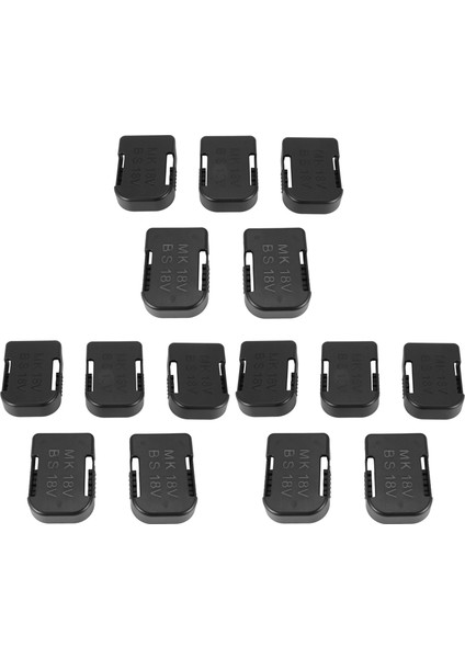 Makita 18V Sabitleme Cihazları (Siyah) Için 15 Adet Pil Depolama Pil Tutucu Kasa (Yurt Dışından)