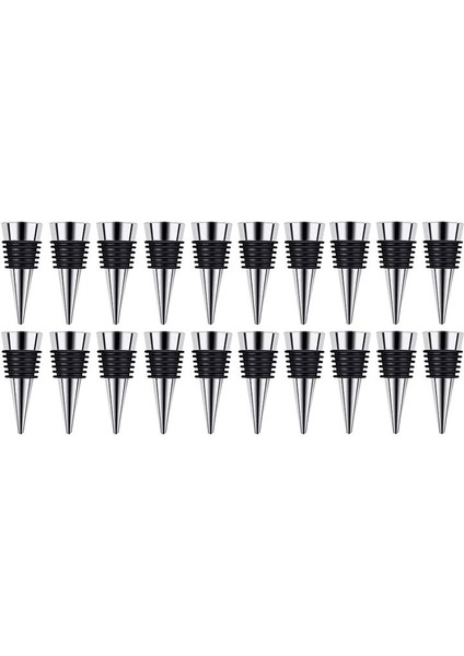 20PCS Metal Şarap ve Içecek Şişeleri Tıpalar Şarap Şişeleri Eşek Konik Depolama El Sanatları Sanat Diy (Yurt Dışından)