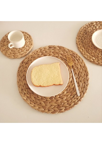 Dokuma Placemats Yuvarlak Placemats Rattan Placemats Yuvarlak Dokuma Placemat Seti Isıya Dayanıklı/kaymaz Yemek Tabakları 6 Pcs (Yurt Dışından) fırsatları
