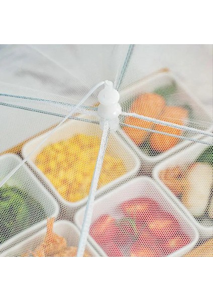 Katlanır Gıda Ağı Kapağı Sinek ve Sivrisinek Geçirmez Pop-Up Gıda Kapağı Nefes Alabilen Kapak 50X50CM Mutfak Malzemeleri Hafif Mor (Yurt Dışından) indirimleri