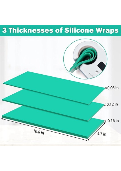 2x Süblimasyon Tumbler Cricut Kupa Pres Için Sargı 3 Kalınlıkta Silikon Kupa Sargısı Isı Pres Süblimasyon Makinesi (Yurt Dışından) fiyatları