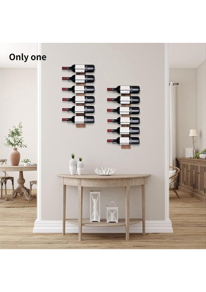 Şık Duvara Monte Şarap Standı Tutucu Elverişli Şarap Tutucu Şarap Koleksiyoncuları Için Çok Yönlü Şarap Ekran Rafları (Yurt Dışından) modelleri