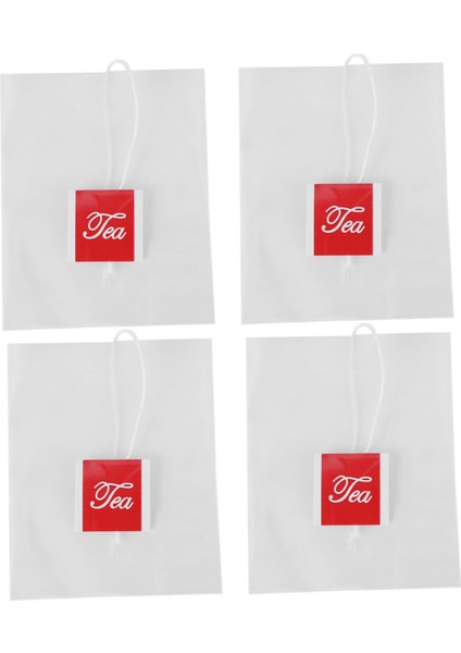 2000PCS 5 5 x 7cm Piramit Çay Poşeti Filtresi Naylon Çay Poşeti Tek Dize Etiketi Şeffaf Boş Çay Poşeti (Yurt Dışından)