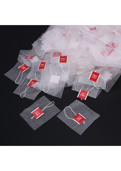 2000PCS 5 5 x 7cm Piramit Çay Poşeti Filtresi Naylon Çay Poşeti Tek Dize Etiketi Şeffaf Boş Çay Poşeti (Yurt Dışından) fiyatları