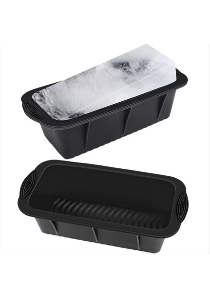 2pcs Ekstra Büyük Buz Bloğu Kalıp Buz Banyosu Için Buz Kalıpları Soğuk Dalma Veya Soğutucular Için Silikon Buz Küpü Kalıpları Buz Tepsisi (Yurt Dışından)