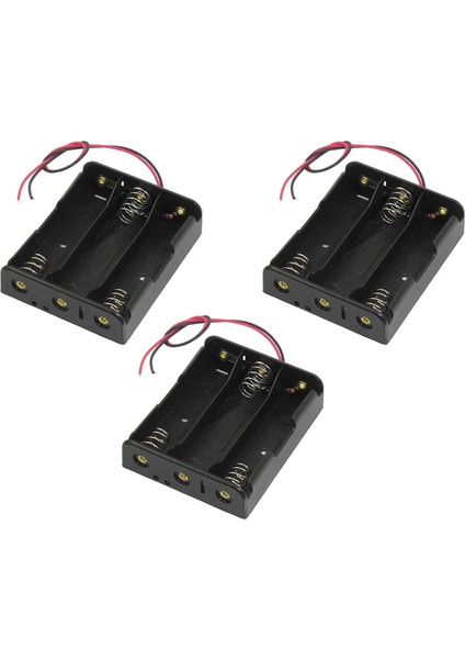 3x Serisi 3 7V Düz Ucu Pil Tutucu 3 x 18650 Piller Için (Yurt Dışından)