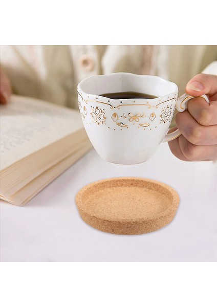 Içecek Bardak Altlıkları Için 5 Adet Coaster Isıya Dayanıklı Su Yeniden Kullanılabilir Doğal Yuvarlak Bardaklar Restoranlar ve Barlar Için (Yurt Dışından)
