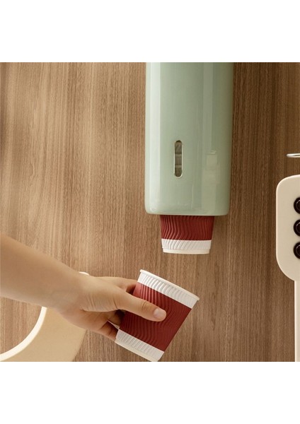 Tek Kullanımlık Kağıt Fincan Alaker Otomatik Su Dağıtıcı Fincan Tutucu Ev Ofis Alanı Tasarruf Duvar Monte Bardaklar B B (Yurt Dışından) indirimleri