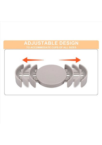 12PCS Kupa Organizatör Ayarlanabilir Genişletilebilir Kahve Fincanı Istifleyici Alan Tasarrufu Yeniden Kullanılabilir Kahve Fincanı Istifleyici Gri (Yurt Dışından) modelleri