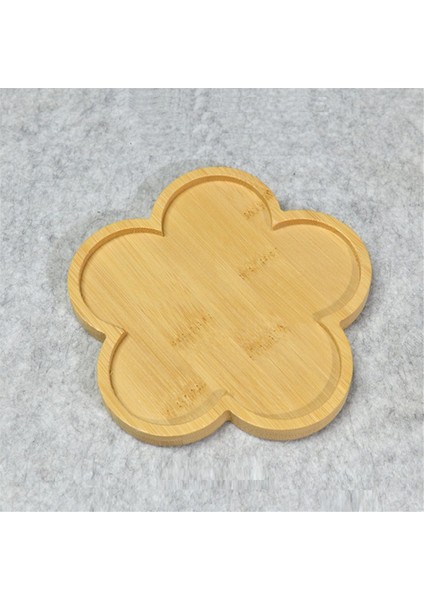 Beş Sondajlı Yıldız Tepsisi Takı ve Kozmetik Depolama Ekran Tabanı Bambu Coaster (Yurt Dışından) fırsatları