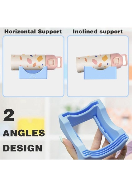 Tumblers Crafting Için Kupa Beşiği Silikon Kupa Tutucu Zanaatlar Için Tumbler Tutucu Yerleşik Yuvalı Tumbler Stand (Yurt Dışından) modelleri