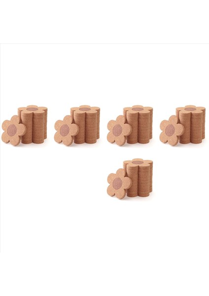 60PCS Içecekler Için Sevimli Bardak Altlıkları Emici ve Yeniden Kullanılabilir Coaster Seti 4 Inç Çiçek Şekli Bardak Altlıkları Kahve Çay Fincanı Paspas (Yurt Dışından)