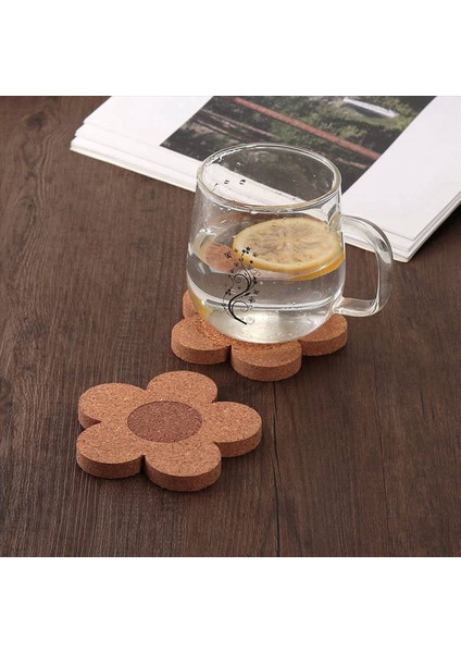 60PCS Içecekler Için Sevimli Bardak Altlıkları Emici ve Yeniden Kullanılabilir Coaster Seti 4 Inç Çiçek Şekli Bardak Altlıkları Kahve Çay Fincanı Paspas (Yurt Dışından) modelleri