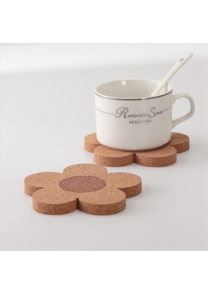 60PCS Içecekler Için Sevimli Bardak Altlıkları Emici ve Yeniden Kullanılabilir Coaster Seti 4 Inç Çiçek Şekli Bardak Altlıkları Kahve Çay Fincanı Paspas (Yurt Dışından) indirimleri