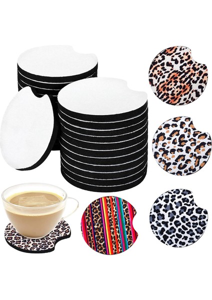 40PCS Süblimasyon Boşluklar Araç Bardak Altlıkları Süblimasyon Bardak Altlıkları Boşluklar Termal Süblimasyon Için 2 75 Inç/3mm Kalınlığında Dairesel (Yurt Dışından)