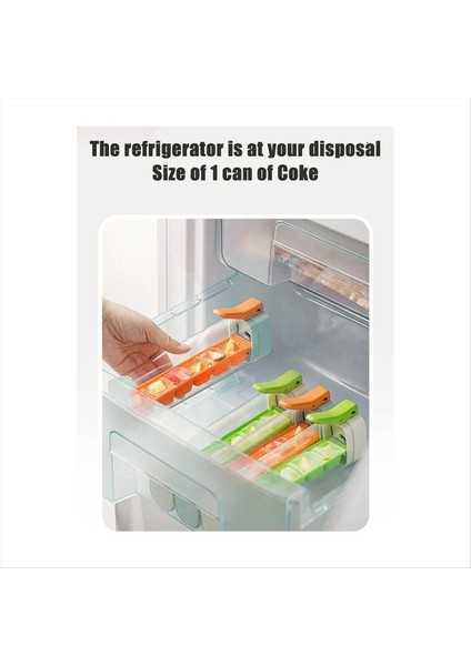 2pcs Tek Elle Presleme Buz Kafesi Serbest Bırakılması Kolay Donma 6 Bölmeler Buz Küfü Ev Yapımı Küçük Buz Kalıpları C (Yurt Dışından) fiyatları