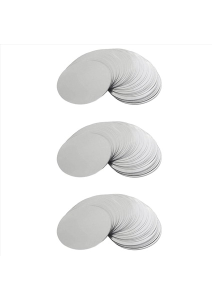 900 Pcs 3 Inç Gümüş Şarap Diskler Damgalı Damla Damlama Dökme Dökme Dökme Şarap Ince Dilim (Yurt Dışından)