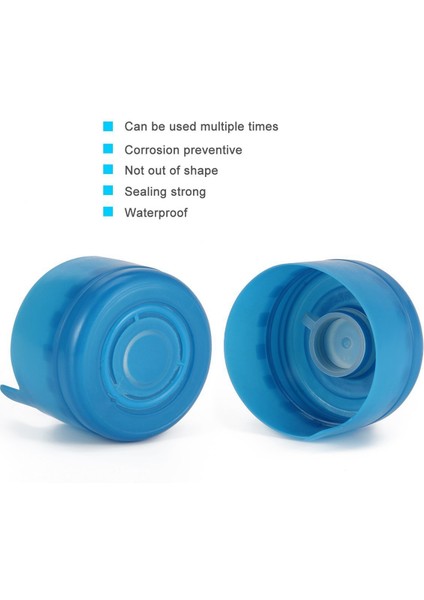 30 Paket Dökülme Kapağı Anti -Sıçrama Şişesi Kapakları 55MM 2 3 ve 5 Galon Su Sürahisi Için (Yurt Dışından) fiyatları