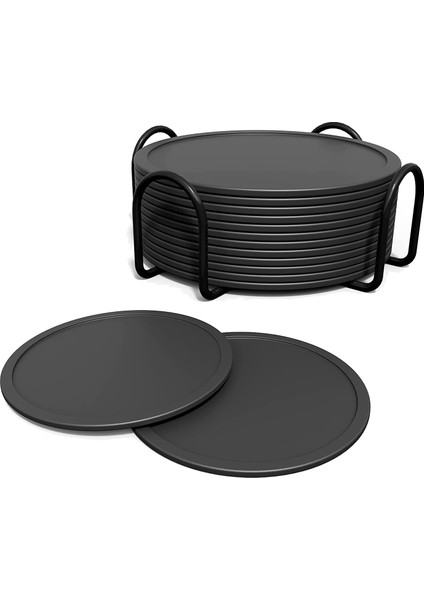 Bardak Gözlükleri Silikon Içecek Bardak Altlıkları Cam Coaster Set Bardak Bardak Bardaklar Silikon Cam Bardak Altlıkları 12PCS (Yurt Dışından)