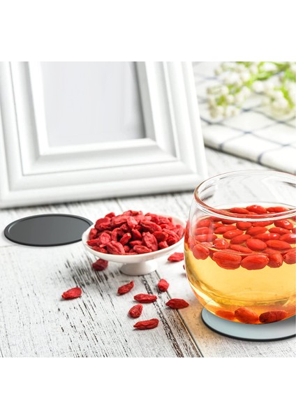 Bardak Gözlükleri Silikon Içecek Bardak Altlıkları Cam Coaster Set Bardak Bardak Bardaklar Silikon Cam Bardak Altlıkları 12PCS (Yurt Dışından) fırsatları