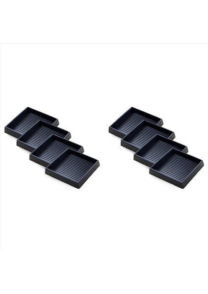 8 Adet Kayma Önleyici Mobilya Pedleri- 2 5x2 5in Kare Kauçuk Önleyici Baş Döndürücü Bardaklar Bacak Bardak Altlıkları Sandalye Yatak Durakları (Yurt Dışından)
