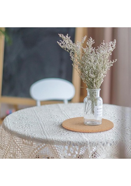 Cork Bitki Bardak Altlıkları 3 Boyut Çift Katmanlar Sert Kalın Cork Ekici Coaster 4/6/8 Inç Emici Cork Bitki Mat (Yurt Dışından) modelleri