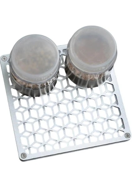 Paslanmaz Çelik Içecek Bardak Altlıkları Seti - Kaymaz Açık Kamp Için Çift Coaster Alkol Sobası ve Kupa Metal Paspas (Yurt Dışından) fırsatları