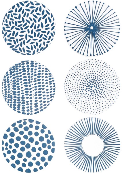 Seramik Taşlı Seramik Taş Kaymaz Isı Yalıtım Masası Mat Paspas Emici Coasters 6&#39 Lık Içecekler Seti (Yurt Dışından)