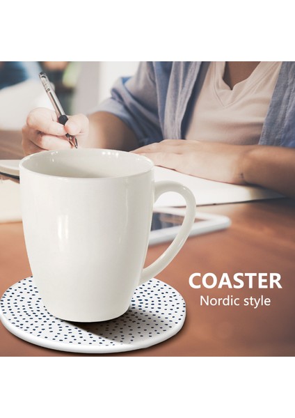 Seramik Taşlı Seramik Taş Kaymaz Isı Yalıtım Masası Mat Paspas Emici Coasters 6&#39 Lık Içecekler Seti (Yurt Dışından) fiyatları