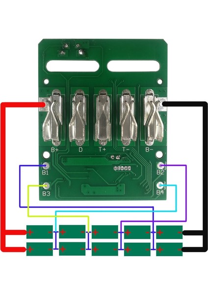 Şarj Koruma Devre Kart Metabo 18V Lityum Pil Rafı (1 Pc) Için Pcb Kart (Yurt Dışından) fiyatları