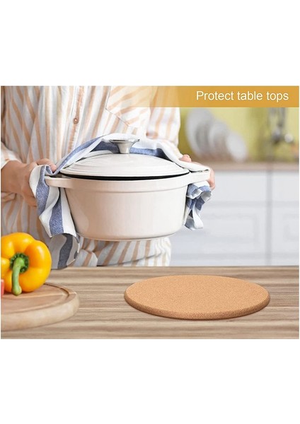 16 Paket Cork Coaster Kalın Cork Trivets Sıcak Yemekler ve Sıcak Tencereler Isıya Dayanıklı Çok Fonksiyonlu Cork Tahtası Sıcak Pedler (Yurt Dışından) fiyatları
