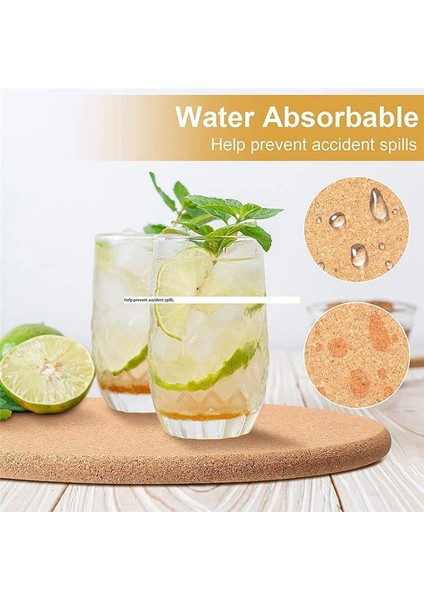 16 Paket Cork Coaster Kalın Cork Trivets Sıcak Yemekler ve Sıcak Tencereler Isıya Dayanıklı Çok Fonksiyonlu Cork Tahtası Sıcak Pedler (Yurt Dışından) fırsatları