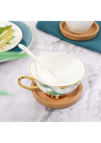 Içecekler Için Yuvarlak Bardak Altlıkları 4 Inç Emici Yuvarlak Ofis Evde Veya Yazlık Gözlükler Fincanında Çoğu Tür Kupa Için (Yurt Dışından) fiyatları